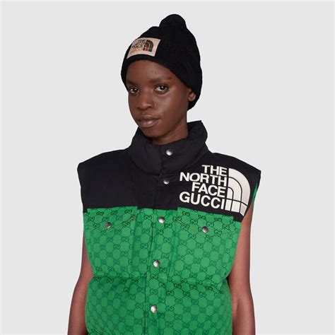 north face gucci vest green|Gucci north face shoes.